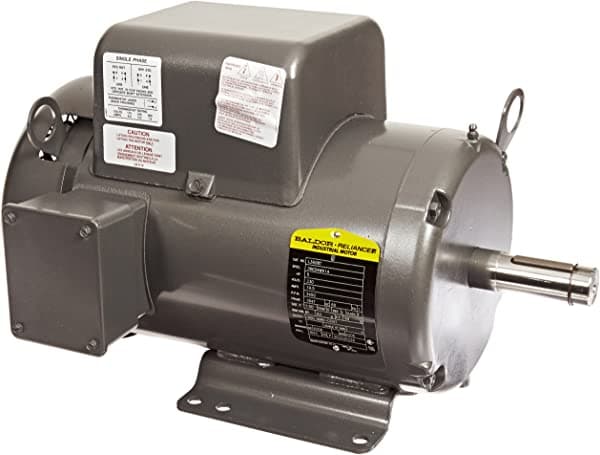 Baldor L3608T Motor De Ca De Uso General Monofásico Marco 184T Gabinete Tefc Salida De 5 Hp 3450 Rpm 60 Hz Voltaje De 230 V