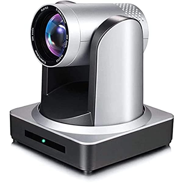 Jimcom Ptz Cámara Usb3.0 20X Zoom Ip Cámara De Transmisión En Vivo Para Eventos De Educación De Conferencias De Transmisión De La Iglesia Zoom Vmix Obs Joystick Soporte (Usb3.0/Cat5/6)-Plata JM716