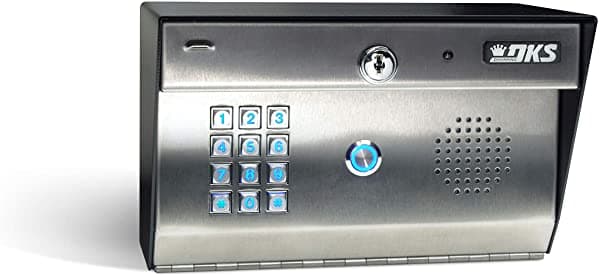 Doorking Residencial Sistema De Entrada De Teléfono Superficie Monte Con Inoxidable Face Plate Dk1812 - 081