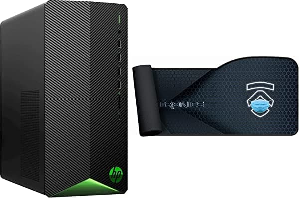 Eluktronics Computadora de Escritorio para Videojuegos 2021 (AMD Ryzen 3 5300G Tarjeta Gráfica Nvidia RTX 3060 Windows 10 Home SSD NVMe de 256GB + 8GB DDR4 RAM 400 Vatios PSU) VR Ready PC Pavilion Gaming