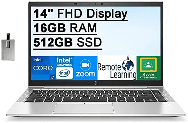HP EliteBook 840 G7 14 FHD IPS Notebook Intel Core i7-10510U 16GB RAM 512GB PCIe SSD Teclado Retroiluminado Intel UHD Graphics 620 HD (2021)