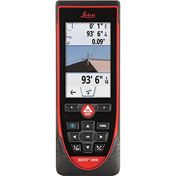 Leica Disto D810 Medidor De Distancia Laser De 660 Pies Con Bluetooth Con Precisión De 1 Milímetro Color Negro Y Rojo. S910