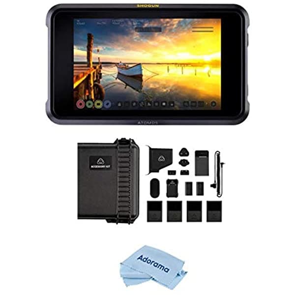 Atomos Shogun 7 7" Hdr Pro/Cinema Monitor-Grabador-Switcher Bundle 7" Kit De Accesorios Para Shogun 7 Paño