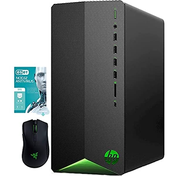 Hp Pavilion Tg01-1167C - Escritorio Para Juegos (10ª Generación Intel Core I7-10700F Geforce Gtx 1660 Super 1 Tb Hdd 512 Gb Ssd Wifi Bluetooth Windows 10) Con Accesorio Nod32 Skypc Gaming Bundle (32 Gb De Ram)