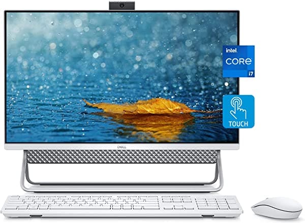 Escritorio Todo En Uno Dell 2021 Inspiron 24 5000 Pantalla Táctil Fhd De 24" I7-1165G7 Geforce Mx330 64 Gb Ram 1 Tb Ssd Cámara Web Wifi 6 Bluetooth 5.1 Teclado Y Ratón Inalámbricos Win 10 Home 5400
