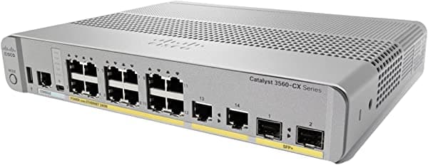 Cisco Ws-C3560Cx-12Pd-S Catalyst 3560-Cx 12 Puertos Poe 10G Uplinks Ip Switch