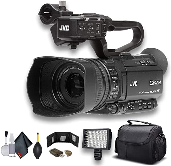 Jvc Gy-Hm250 Uhd 4K Streaming Camcorder - Starter Bundle