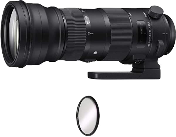 Sigma 5.906-23.622 In F/5-6.3 Dg Os Hsm - Objetivo Deportivo Para Nikon F Y Filtro Protector Uv SI1506005SN-54