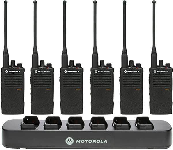 Motorola Rdu4100 Paquete De 6 Con Cargador Múltiple