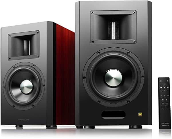 Airpulse A300Pro Hi-Res Sistema De Altavoces Activos Con Certificación De Audio Integrado Amplificador Óptico Coaxial Bluetooth 5.0 Aptx Rca Aux Y Entradas Usb - Par