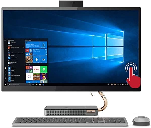 Lenovo Ideacentre Aio 27" Touch 2Tb Ssd 32Gb Ram (Intel Core I7-9700K Cpu Turbo Boost A 4.90Ghz 32 Gb Ram 2 Tb Ssd Pantalla Táctil Qhd De 27 Pulgadas Win 10) Computadora De Escritorio Todo En Uno A540-27Icb