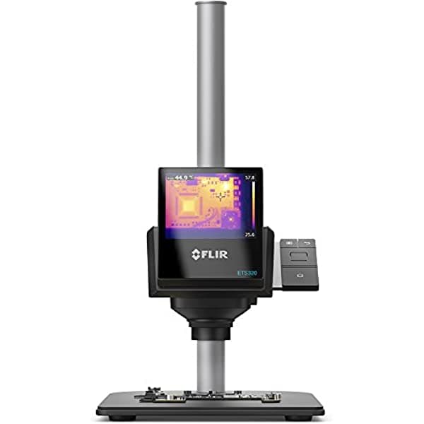 Flir Ets320 Solución De Camara De Imagen Térmica Se Dirigió A Los Dispositivos Electrónicos De Pcb En El Laboratorio