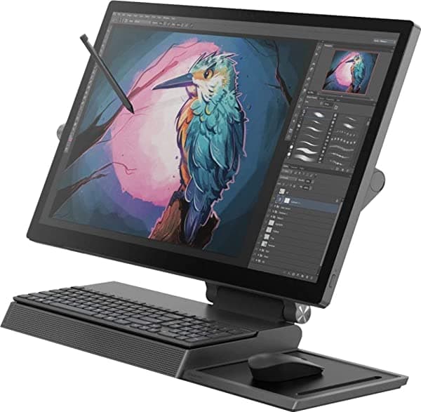 Lenovo Yoga A940 27" AIO 1TB SSD 32GB RAM (Intel Core i7-8700K - Turbo 4.70GHz 32 GB RAM 1 TB SSD 27" 4K Pantalla Táctil Win 10) PC Todo en Uno Computadora de Escritorio A940-27ICB Yoga 27