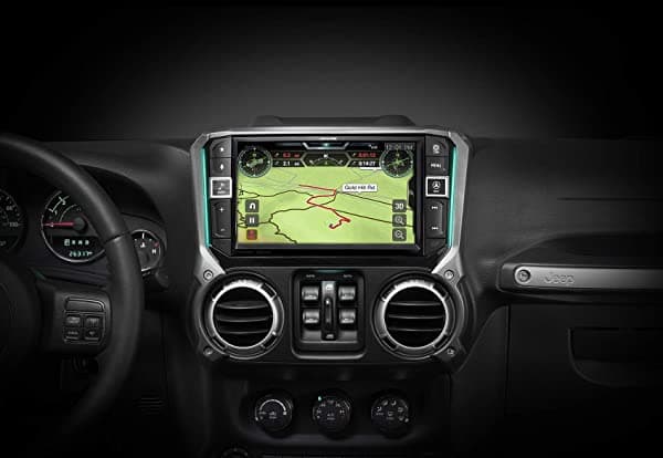 Alpine Electronics X409-Wra-Jk Sistema De Navegación Mech-Less Restyle De 9 Pulgadas Con Modo Todoterreno Y Apple Carplay Y Android Auto Para Jeep Wrangler (2011-2018)