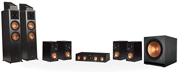 Klipsch Rp-8000F 7.1.2 Dolby Atmos Home Theater Sistema - Ebony WWS800712E
