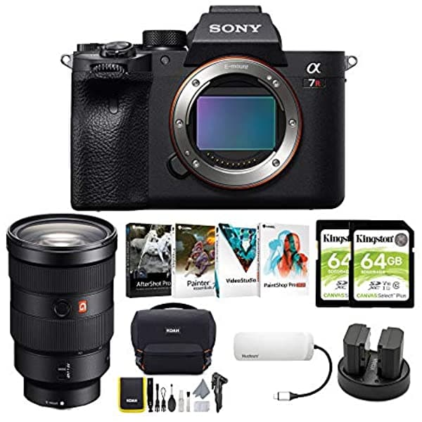 Sony Alpha A7R Iv Un Cuerpo De Camara Digital Sin Espejo 24-70 Mm F 2.8 G Lente Y Software Suite Bundle 8 Elementos ILCE7RM4B_K6