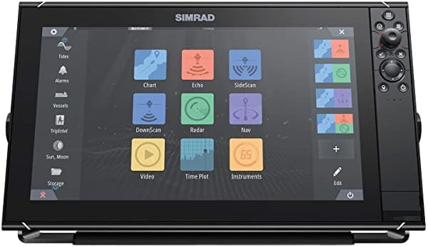 Simrad NSS16 Evo3S - Ecosonda Multifunción De 16 Pulgadas Con C-Map US Precargado Gráficos Mejorados Negro 000-15404-001