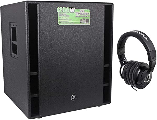 Mackie Thump18 Thump-18 18 1200W 18 Potenado Subwoofer Sub+Auriculares Gratis THUMP18S+ATH-M40x