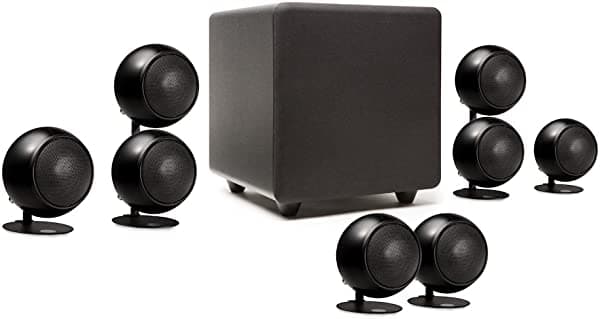 Orb Audio Sistema De Altavoces De Cine En Casa 5.1 People'S Choice En Negro Metálico