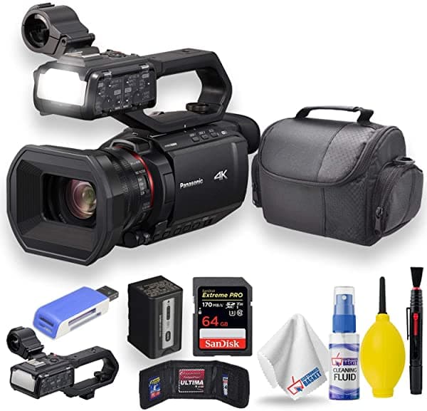 Panasonic Hc-X2000 Uhd 4K 3G-Sdi/Hdmi Pro Videocámara Con Zoom 24X - Paquete De Inicio