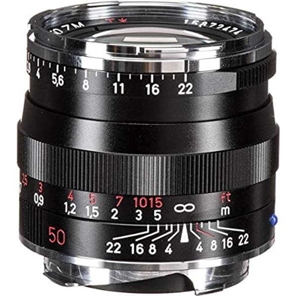 Zeiss Ikon Plannar T Zm 2/50 Standard Camara Lente Para Leica M-Mount Rangefinder Cameras 1365-661