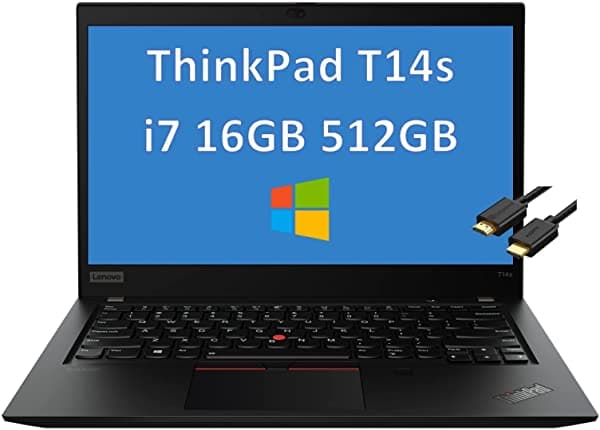 Lenovo ThinkPad P14s Pantalla Táctil FHD De 14 Pulgadas (AMD Ryzen 7 Pro 4750U (Supera Al i7-10750H) 32 GB De RAM 1 TB SSD) Estación De Trabajo Móvil Retroiluminada Lector De Huellas WiFi 6 Win 10 Pro / 11 Pro Lenovo ThinkPad T14s