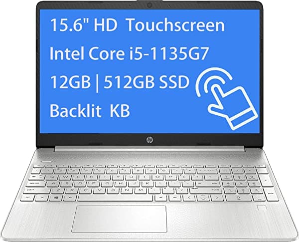 Las Computadoras Portátiles Hp 15.6 Hd 1366 X 768 Pantalla Táctil Pantalla 11Th Gen Intel Core I5-1135G7Beat I7-1065G7 12Gb Ddr4 512Gb Pcie Ssd Blueto