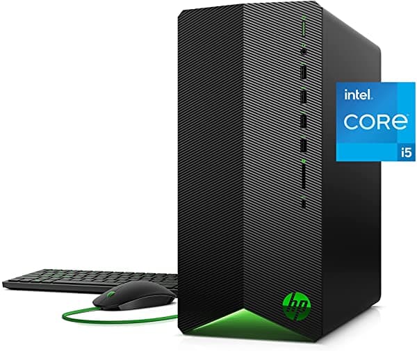 Hp Pavilion Gaming Pc Nvidia Geforce Gtx 1650 Procesador Intel Core I5-11400F De 11ª Generación 8 Gb De Ram 512 Gb Ssd Windows 11 Wi-Fi 5 Y Bluetooth 4.2 9 Puertos Usb Pc Preconstruido (Tg01-2040 2021)