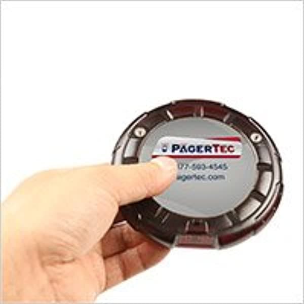 Pagertec Sistema De Coaster 2.0 Sistema De Altavoces Posavasos Estilo Digital Luces Led (20 Unidades) Color Rojo PDC201-20