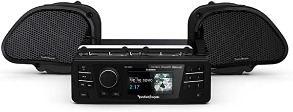 Rockford Fosgate HD9813RG-Stage1 Receptor Multimedia Digital y Dos Parlantes para Harley-Davidson Road Glide 1998-2013
