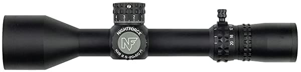 Nightforce Nx8 2.5-0.787X1.969 In F1 Iluminado Moar/Mil-C Retícula Negro Mate Alcance De Caza C622