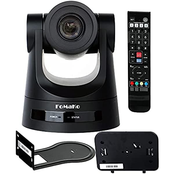 Fomako 30Xoptical Zoom Ptz Camara Ip Streaming Live Simultáneo Hdmi 3G-Sdi Salidas Fmk30Sdi Negro