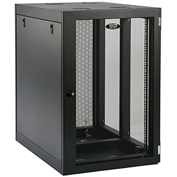 Tripp Lite 18U Gabinete Resistente de Montaje en Pared Montaje Lateral Componentes SRW18UHD Negro