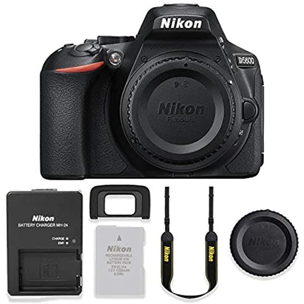 Nikon D5600 24.2Mp Dslr Cuerpo Solo Kit De Camara Básico