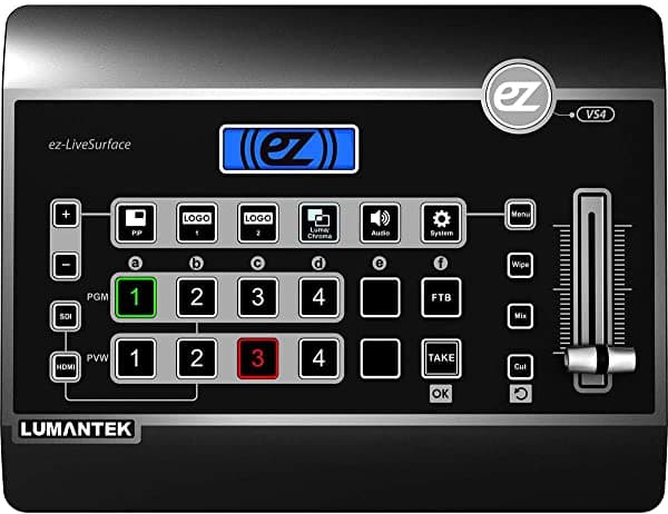 Lumantek Ez-Pro Vs4 4 Canales Full Hd 4X1 Interruptor Sin Costuras (Autónomo) LUM-ez-Pro VS4