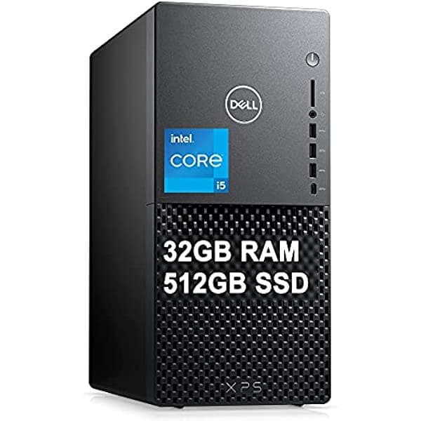 Flagship Dell Xps 8940 Business Desktop Computadora 11ª Generación Intel Hexa-Core I5-11400 (Beats I7-9700) 16Gb Ram 512Gb Ssd Intel Uhd Graphics 730 Usb-C Wifi6 Bluetooth Win10 Negro