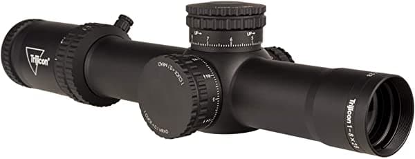 Trijicon Credo 1-8X28 Primer Plano Focal (Ffp) Riflescope Con Retícula Circular Segmentada Mrad Rojo/Verde Tubo De 1.339 In CR828-C-2900032