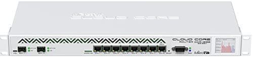 Mikrotik Ccr1036-8G-2S+Em 1U Montaje En Rack 8X Gigabit Ethernet 2 Jaulas Sfp+ Lcd 36 Núcleos X Cpu De 1.2 Ghz 8 Gb De Ram 41.5 Mpps De Ruta Rápida Hasta 28 Gbit/S De Rendimiento Routeros L6 Doble Fuente De Alimentación