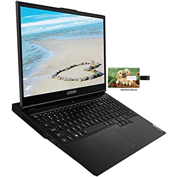 2020 Último Modelo Lenovo Legion 5 15" Full HD Gaming Notebook Intel Core i7-10750H (2.6 GHz) 32GB de Memoria Nvidia GeForce GTX 1660 Ti 512GB SSD Phantom Negro Windows 10 + Tarjeta USB de 32GB