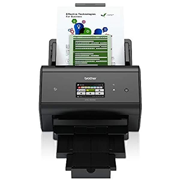 Brother Imagecenter Escáner Alimentado Con Hojas - 600 Dpi Óptico Ads-3600W Negro