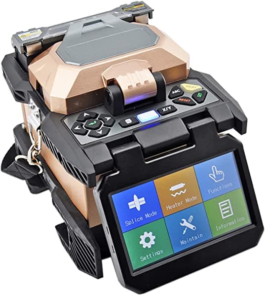 QIIRUN Empalmadora De Fusión De Fibra Óptica Con Pantalla Táctil De 4.3 Pulgadas Kit De Empalme De Fibra Óptica De Fusión Características 7S Empalme Y Calefacción 18S - Serie 6481 CETI-6481B