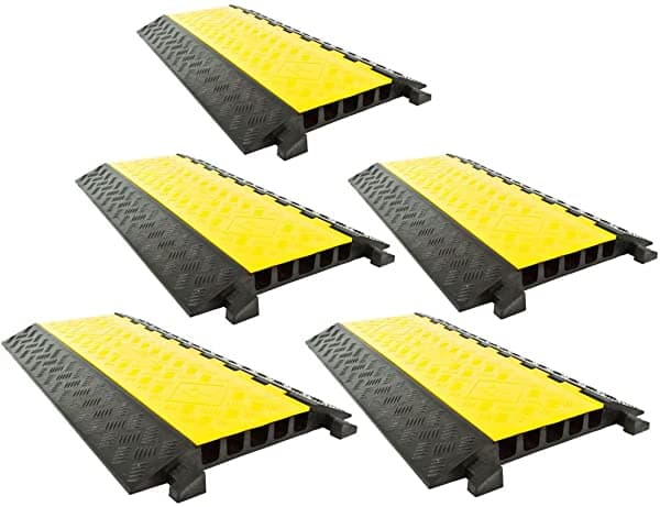 Rage Powersports Rampa De Cable Industrial (5 Canales) Sección Central Negro 4330227506
