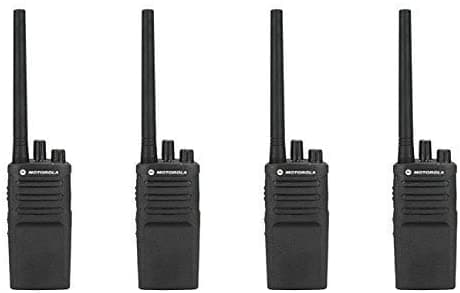 4 Paquete De Motorola Rmv2080 Business Radio Dos Vías 2 Vatios 8 Canales Especificaciones Militares