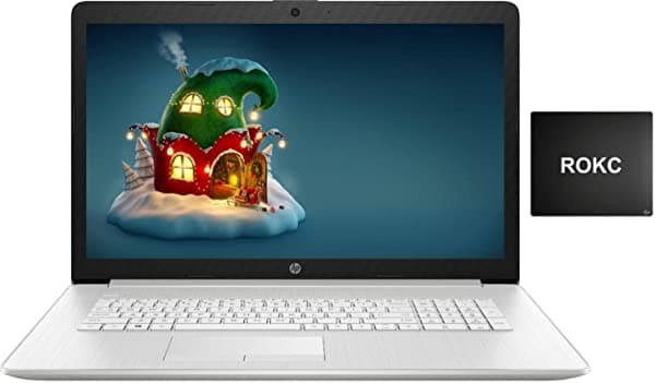 [Windows 11] Portátil Hp 17 2022 Intel I5-1135G7 De 11ª Generación Ddr4 De 16 Gb Ssd Pcie De 1 Tb Pantalla Ips De 17.3 Fhd Teclado Retroiluminado Cámara Web Con Micrófono Wi-Fi Hdmi Rj-45 Diseño Fino Premium Paquete Con Rokc Mp HP Holiday Special gift sale