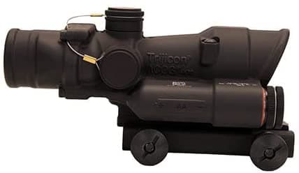 Trijicon Ta02-D-100391 Acog 0.157 X 1.260 In Led Iluminado X 1.575 In Verde.223 Chevron Retículo Con Soporte Ta51 Negro
