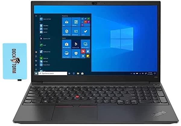 Lenovo Thinkpad E15 Gen 2 2021 15.6" Fhd Display Business Laptop (Intel I5-1135G7 4 Núcleos 16Gb Ram Ssd Pcie De 512Gb Intel Iris Xe (1920X1080) Kb Retroiluminado Fp Wifi 6 Bt 5.2 Webcam Win10P) Con Concentrador
