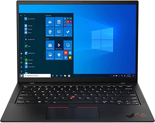 Lenovo Thinkpad X1 Carbon Gen 9 14" Fhd+ Ultrabook Ips Pantalla Táctil 400 Nits 11ª Generación I7-1165G7 16Gb Ddr4 1Tb Ssd Intel Iris Xe Graphics Lector De Huellas Dactilares Thunderbolt 4 Win 10 Pro Negro 20XW003HUS
