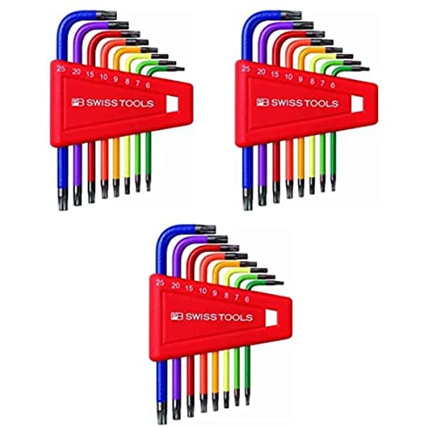 PB Swiss PB Rainbow Torx juego de llaves L (T6-T25)