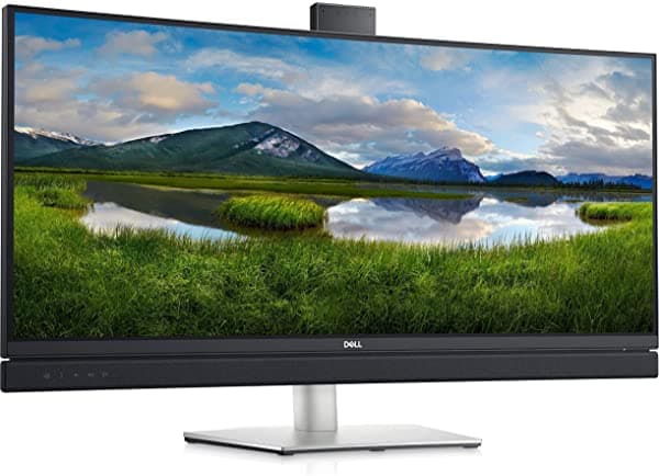 Dell C3422We 34.1" Wqhd Curvo Pantalla Edge Wled Lcd Monitor - 219 - Platino Plata