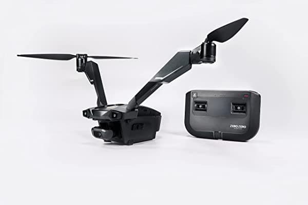 V-Coptr Falcon Bi-Copter drone UAV con camara gimbal de 3 ejes video 4K tiempo de vuelo de hasta 50 minutos sensor CMOS de 1/2.3 pulgadas evita obstaculos control de rotor de inclinacion autofollow